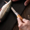 Нож филейный OPINEL №15, нержавеющая сталь, рукоять оливковое дерево 002608
